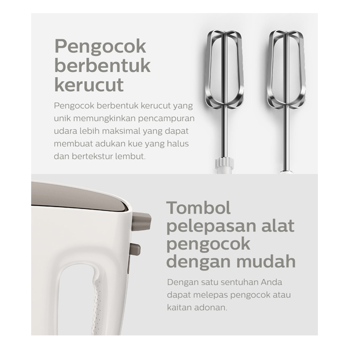 Philips Hand Mixer - HR1552/50 - Abu